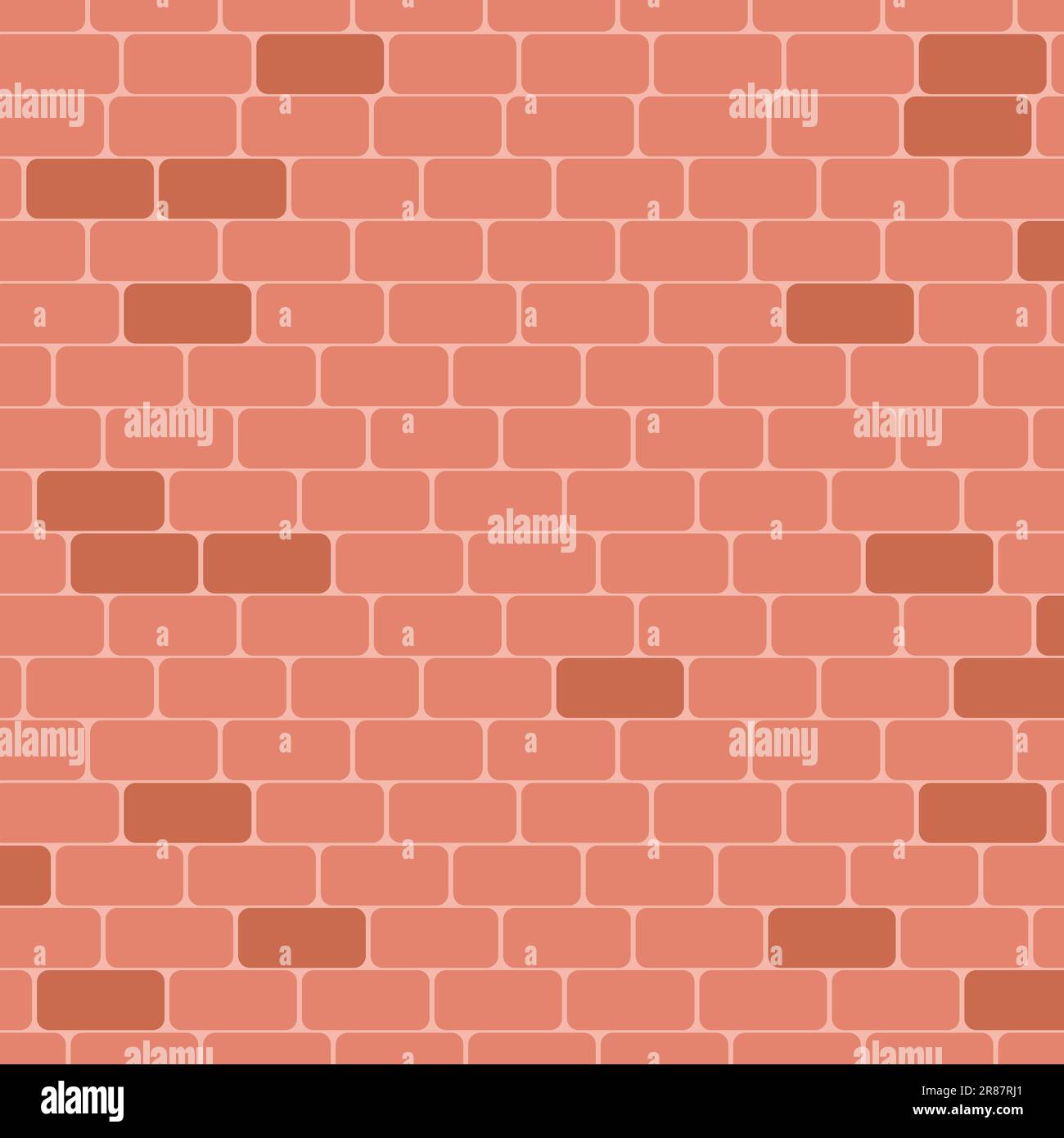 Brown Brick Wall Texture Background Stock Vector