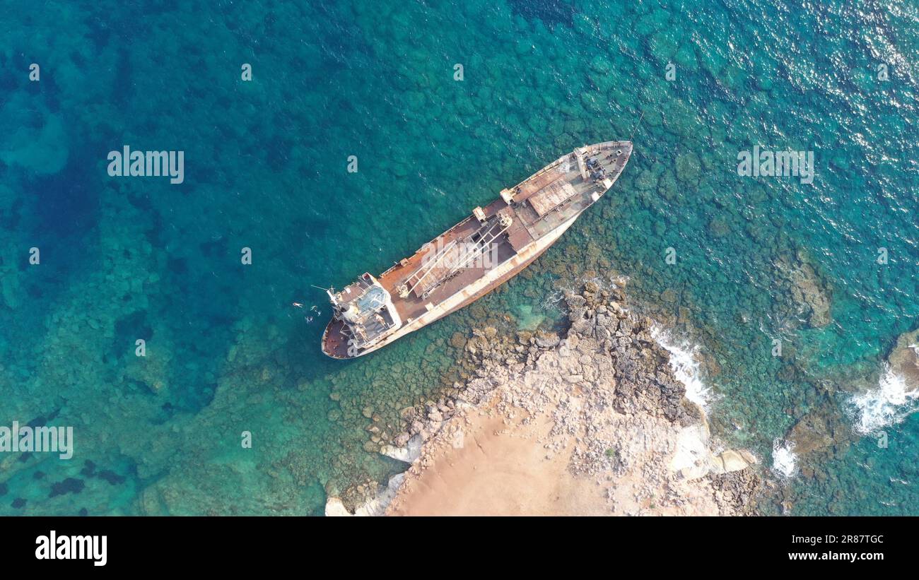 Edro 3 Shipwreck edro iii sunset hi-res stock photography and images - Alamy