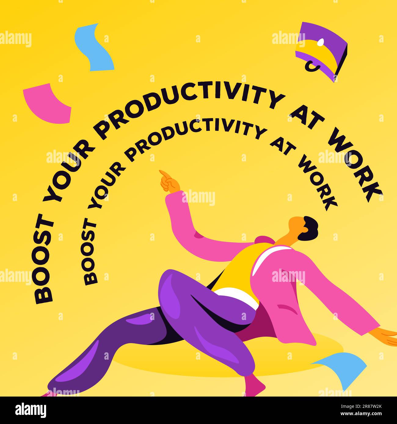 Productivity boosting Stock Vector Images - Alamy