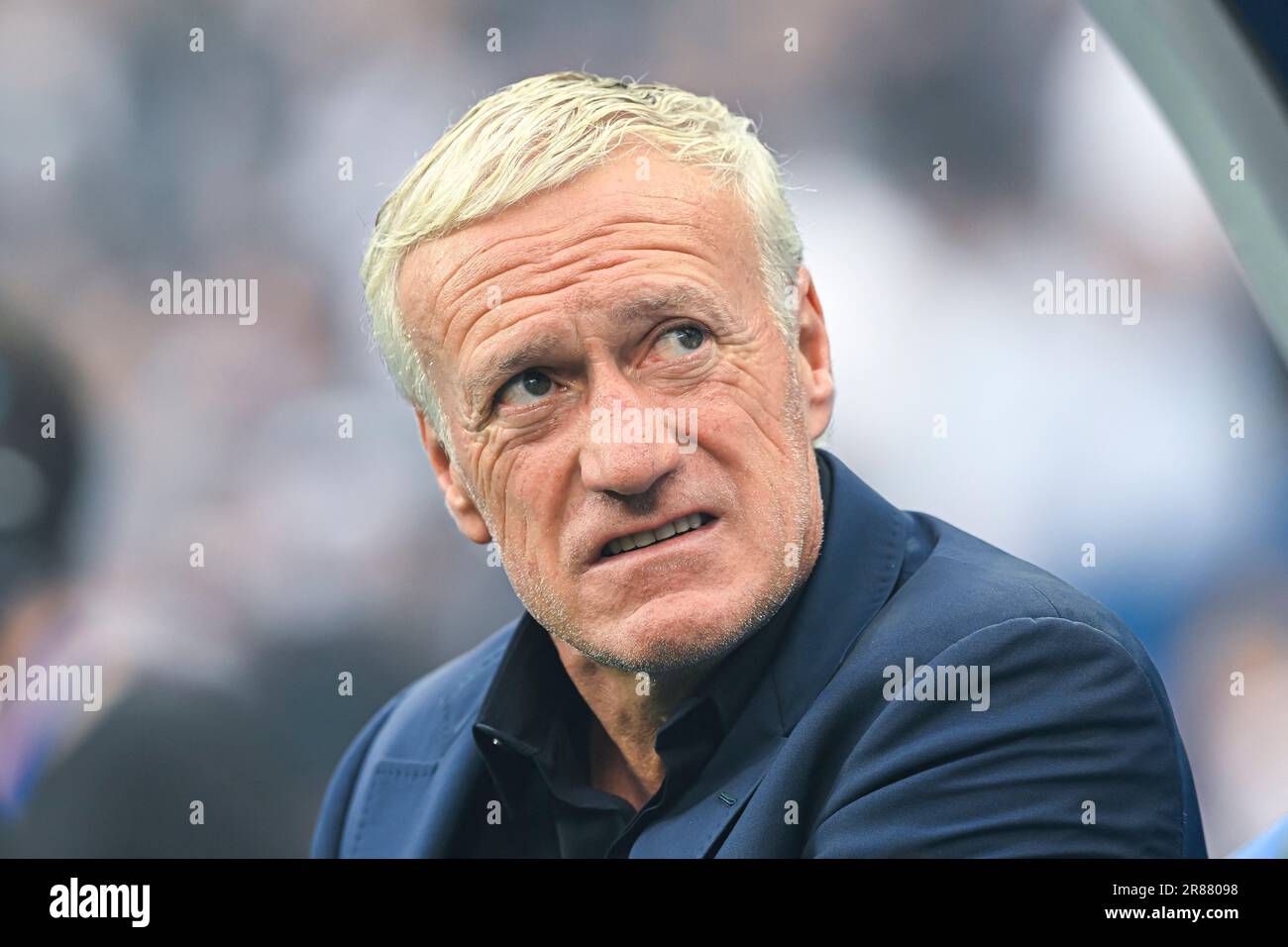 Saint Denis, France. 19th June, 2023. French coach Didier Deschamps during the UEFA Euro 2024