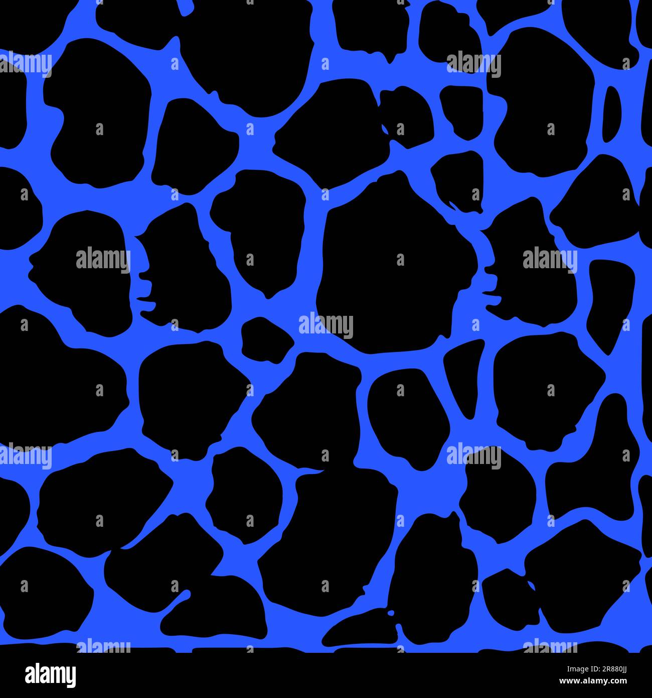 Seamless leopard print. Vector pattern, texture, background. Leopard seamless pattern Animal print Stock Vector