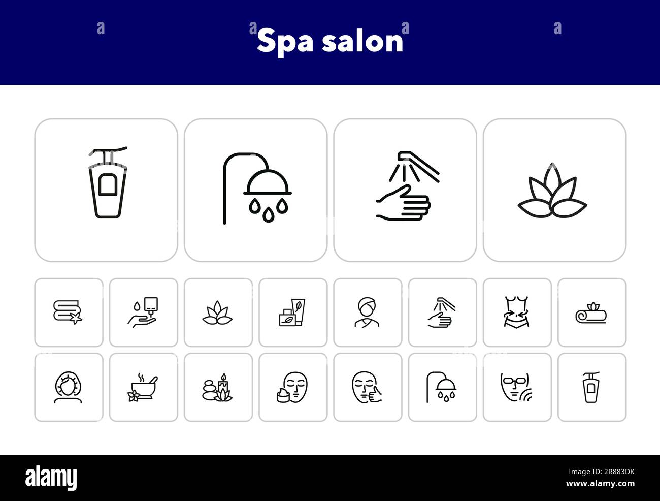 Salon solarium spa woman hi-res stock photography and images - Alamy