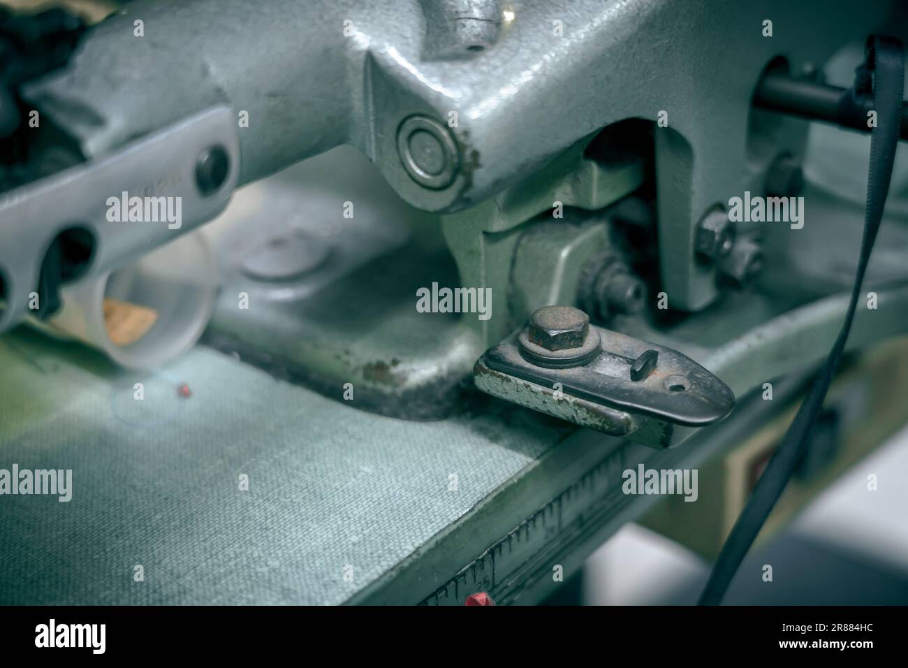 Tailor's work table; Sewing items; Vintage Background Stock Photo Alamy