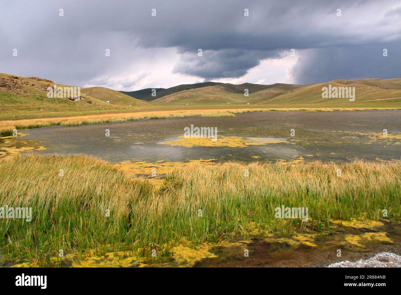 Dark natural mountain landscape hi-res stock photography and images - Alamy