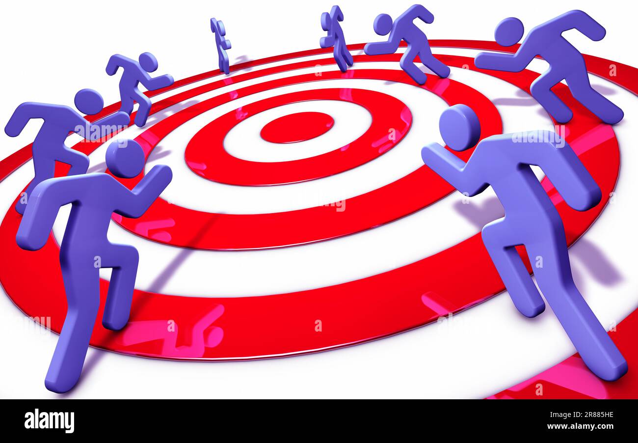 high resolution 3D rendering of a teamwork concept Stock Photo - Alamy