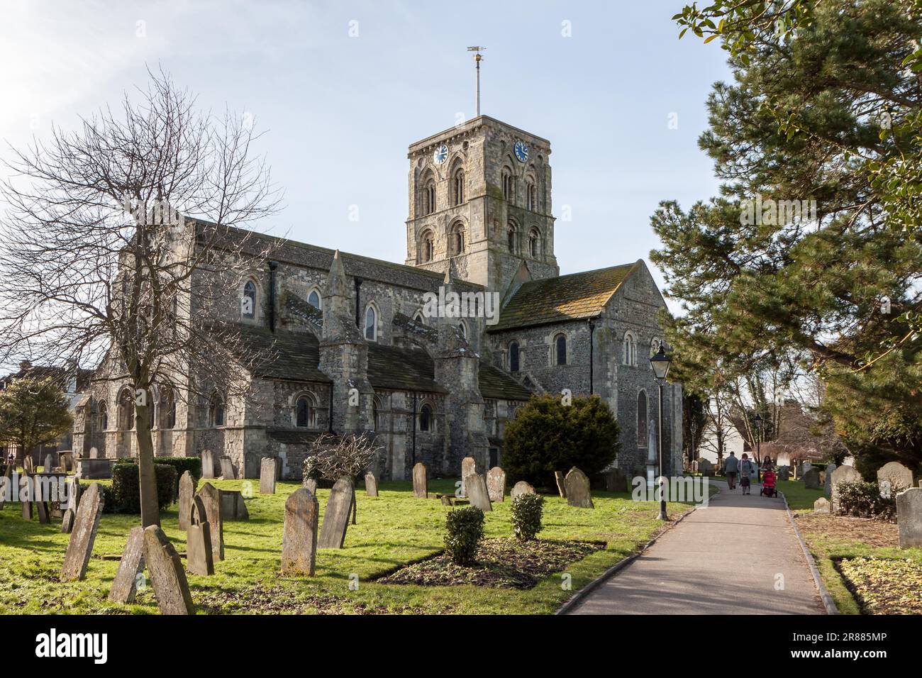 View of Shoreham church Stock Photo Alamy