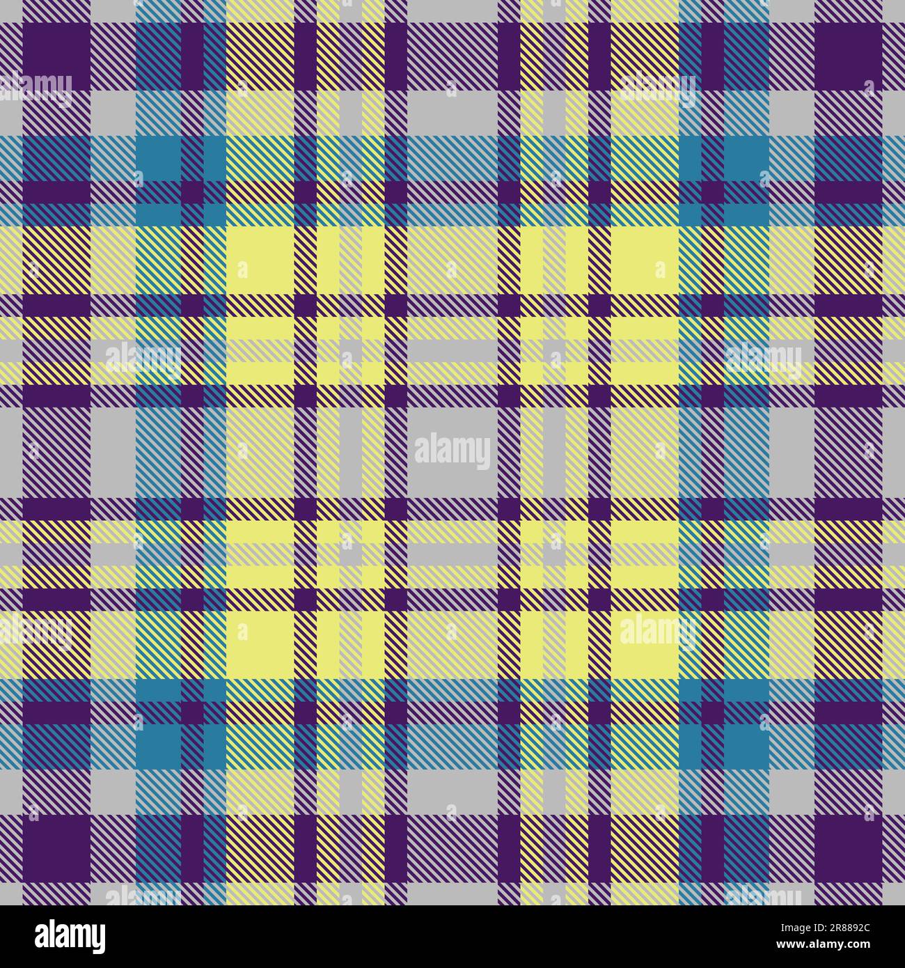 Check fabric texture of background vector plaid with a textile pattern ...