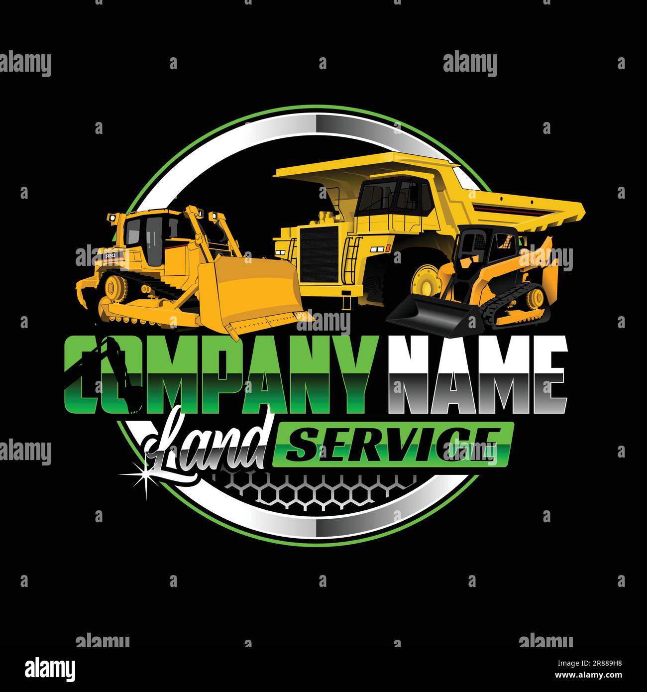 Land Service or Land Clearing Company Logo Stock Vector Image & Art - Alamy