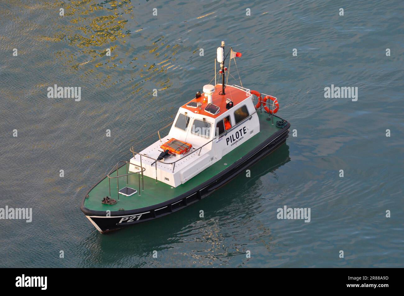 Ship pilot, boat Stock Photo Alamy