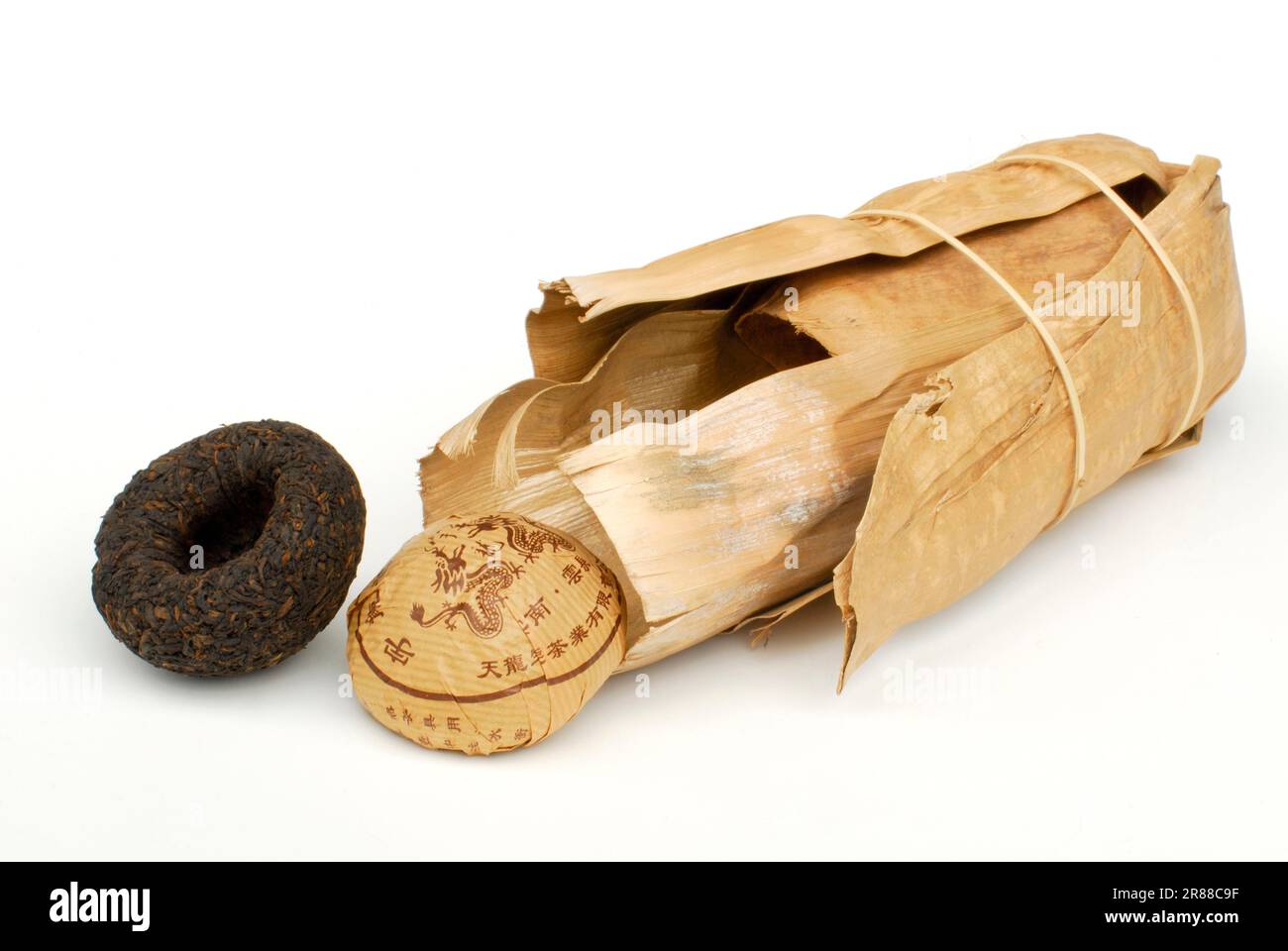 Pressed black tea with packaging, Black tea, China Stock Photo - Alamy