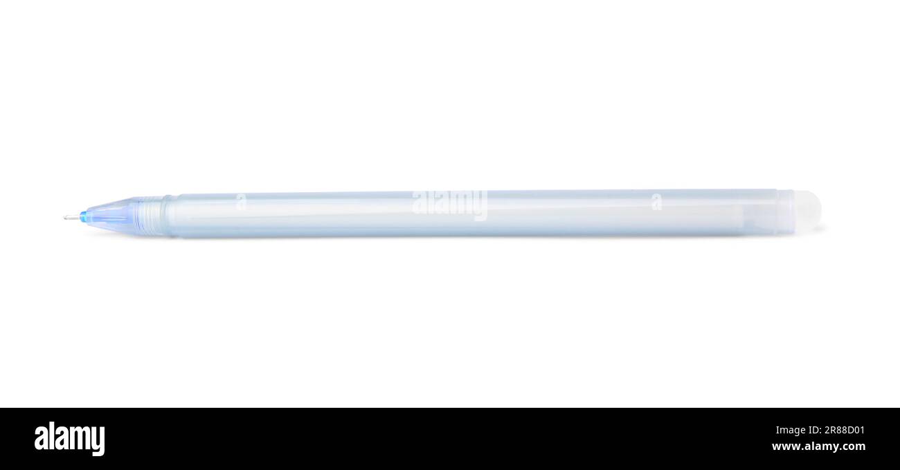 One erasable gel pen isolated on white Stock Photo Alamy