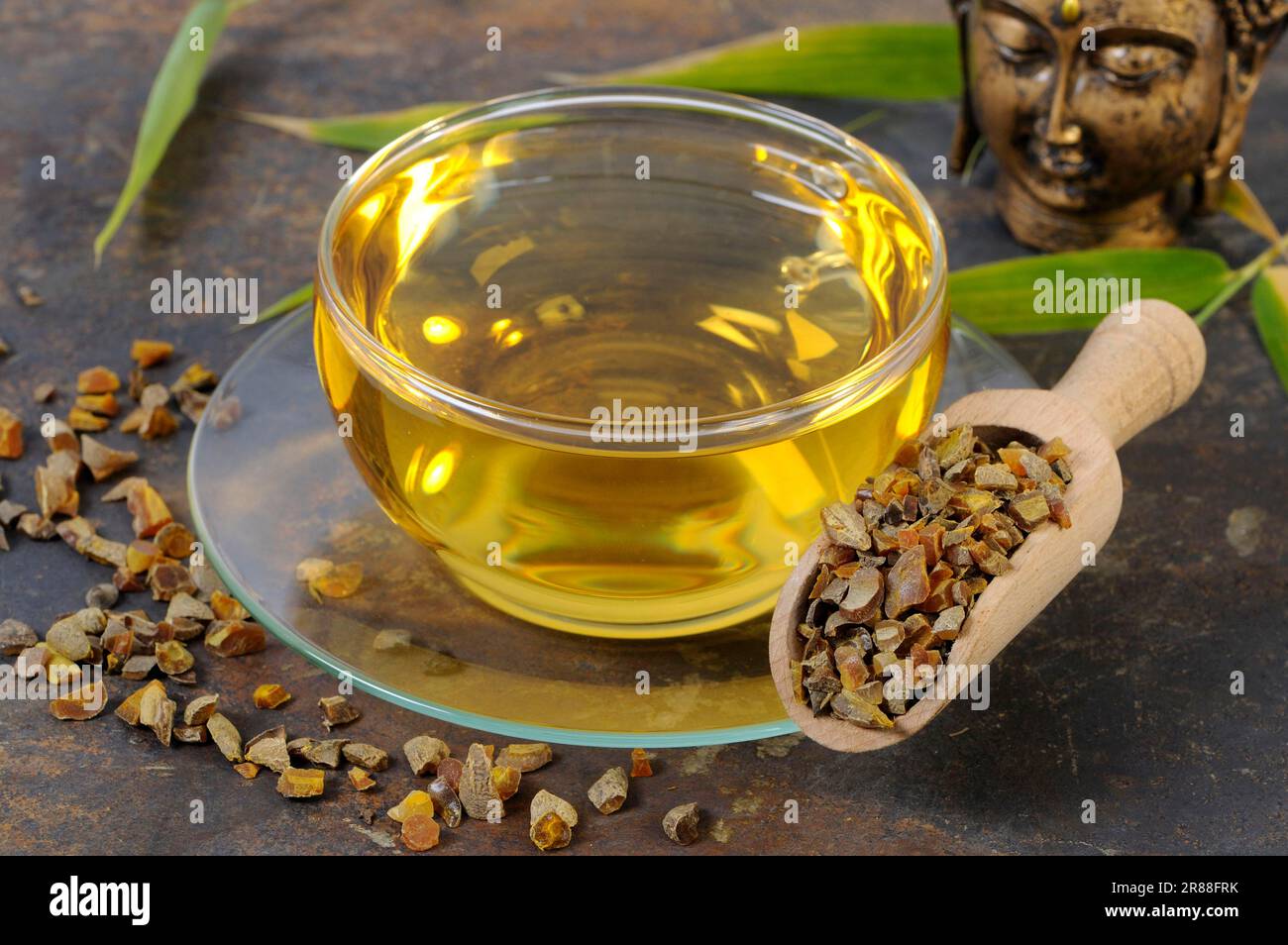 Cup of Turmeric Root Tuber Tea (Curcumae Radix), Yu Jin Stock Photo Alamy