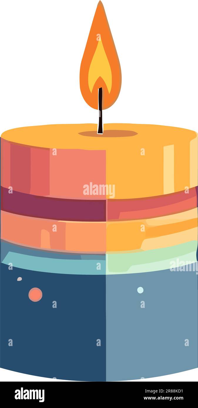 Flame of celebration burns bright Stock Vector Image & Art - Alamy