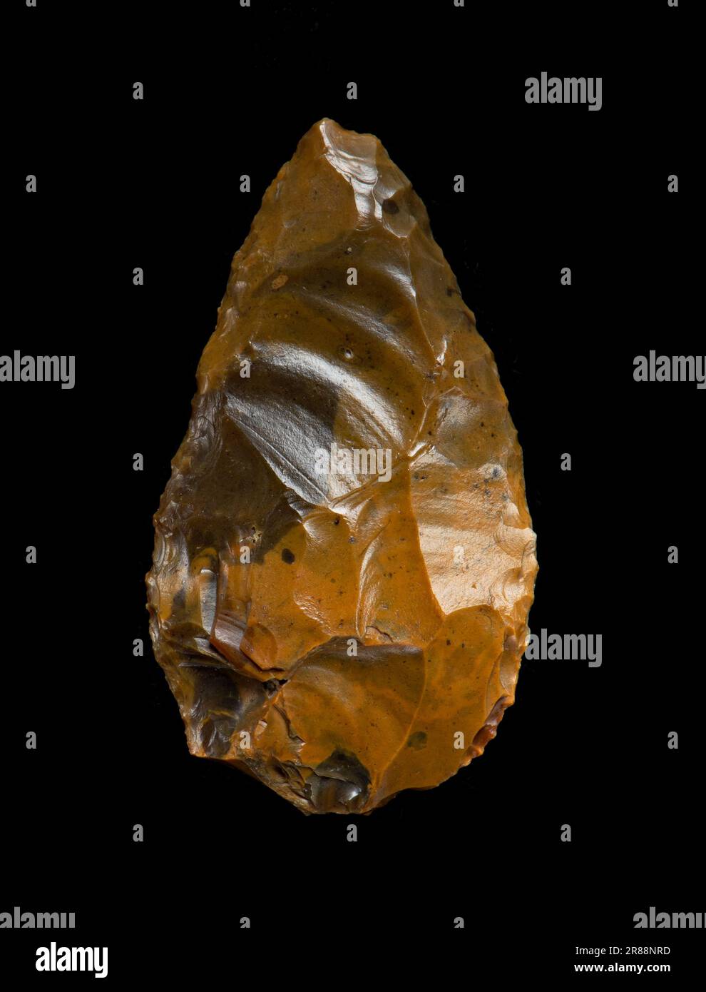 Prehistoric stone hand axe Stock Photo Alamy