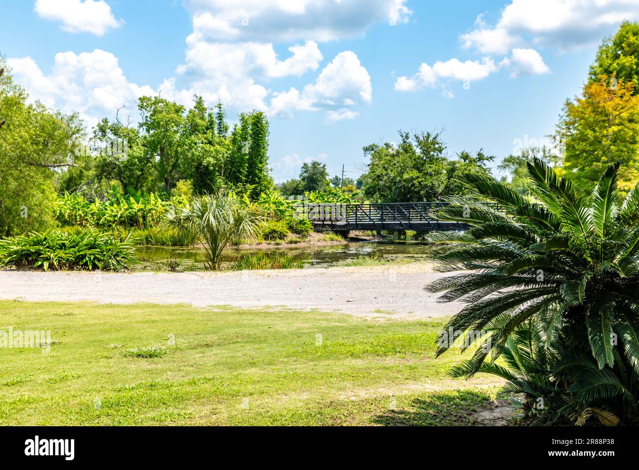 Edgard, LA, USA. 8 June 2023. Buildings and grounds of the Whitney Plantation. A former slave plantation in Louiisana, now run to educate about the history and legacies of slavery. Stock Photo