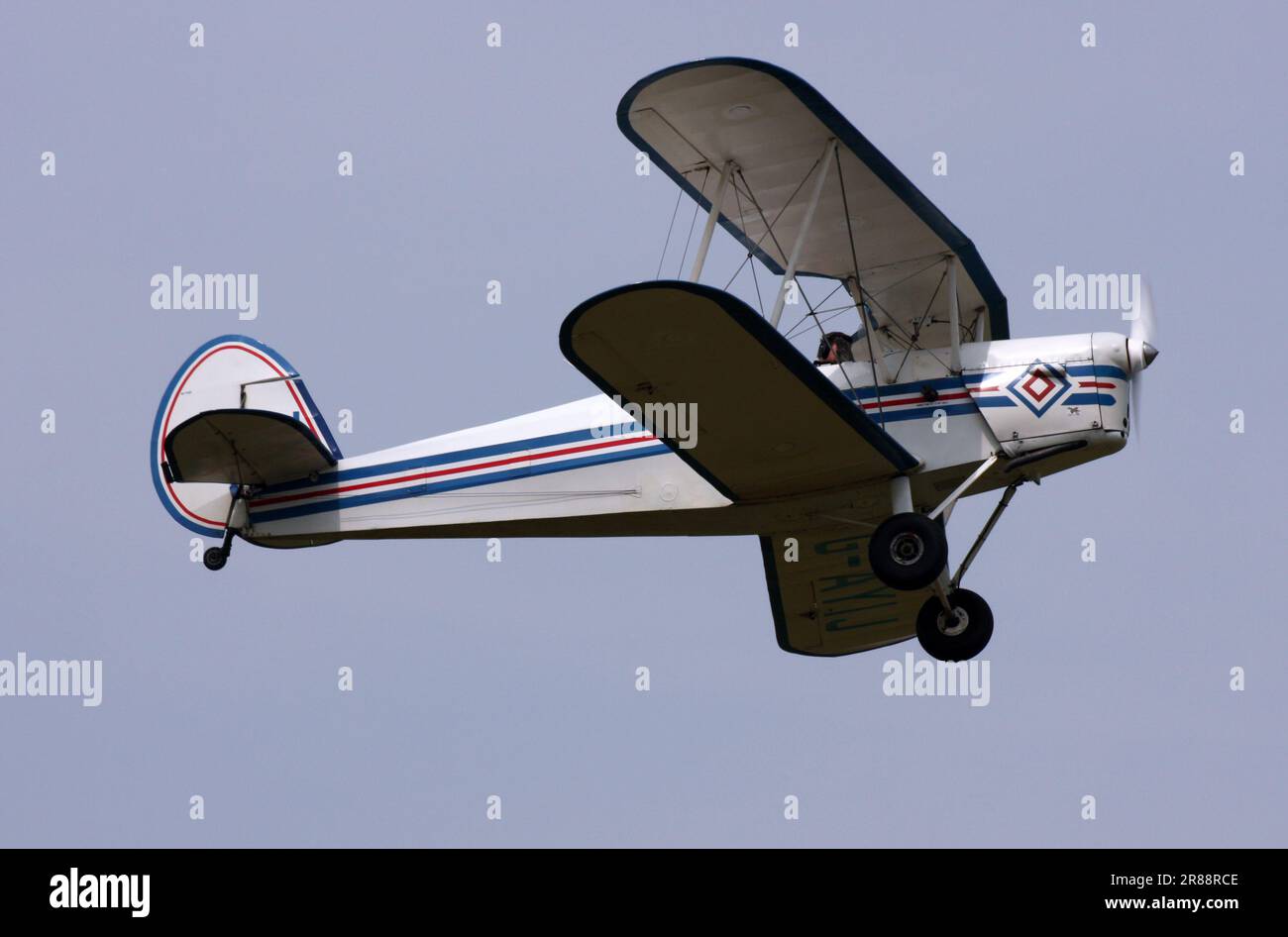 A Stampe and Vertongen SV-4B at Headcorn Aerodrome Kent England Stock Photo