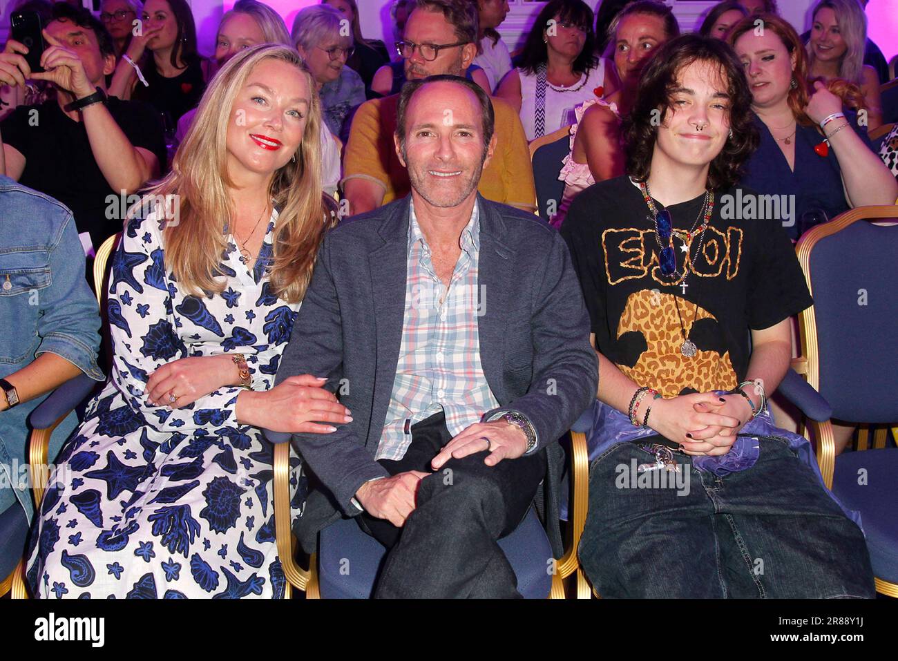 Elisabeth Roehm, Peter Glatzer and son Anthony (former daughter Easton ...