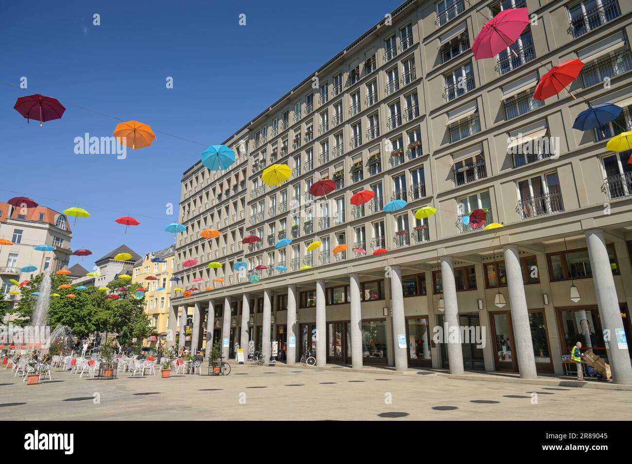 Wohn- und Geschäftshäuser, Walter-Benjamin-Platz, Charlottenburg, Charlottenburg-Wilmersdorf, Berlin, Deutschland *** Local Caption *** , Berlin, Deut Stock Photo