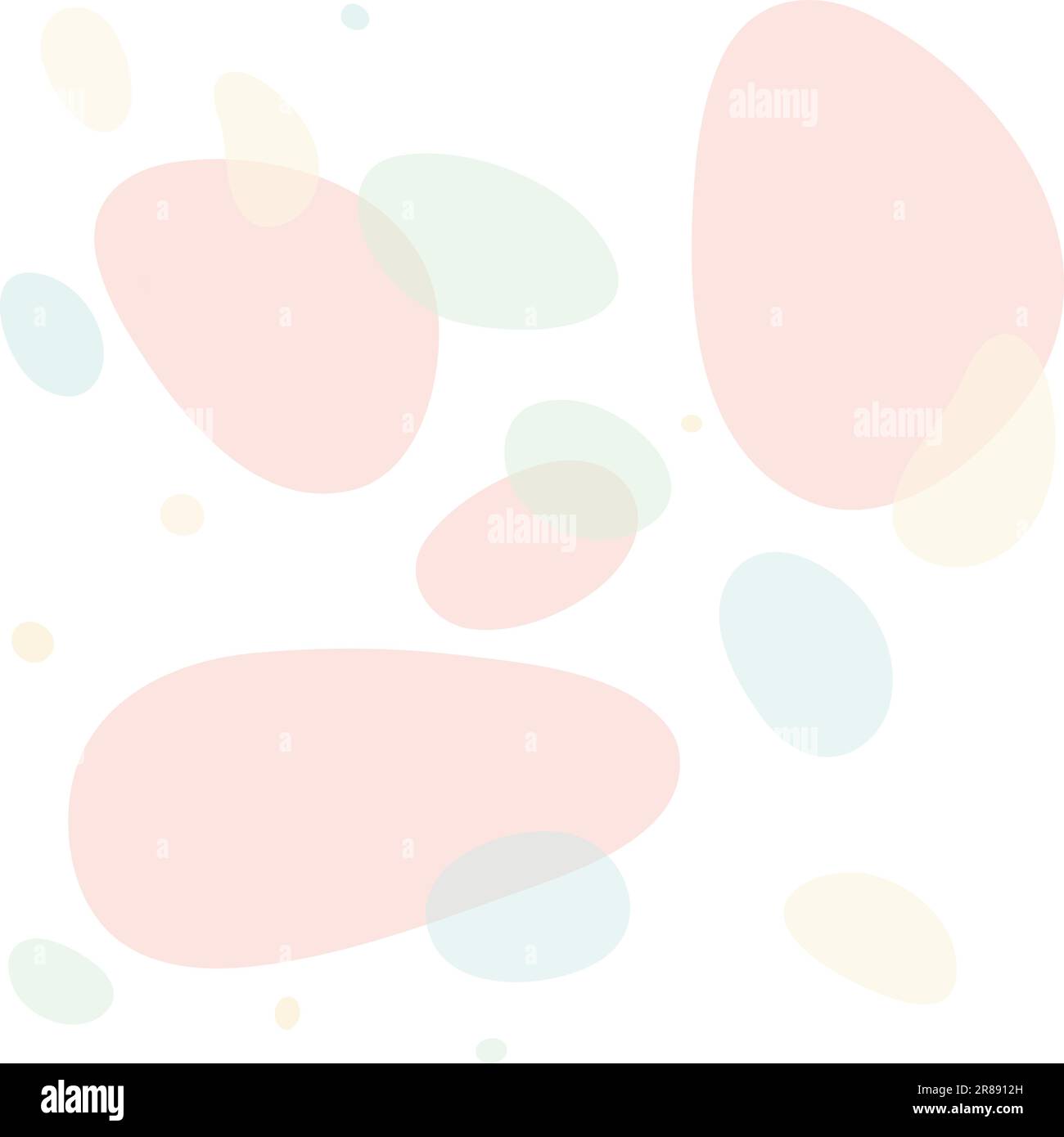 Background texture from abstract colored spots in trendy soft shades of ...