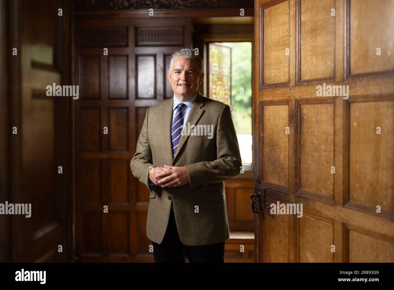 Tom Rogerson, Headmaster at Cottesmore School, academic boarding prep school for girls and boys on the border of Surrey and Sussex, England, UK Stock Photo
