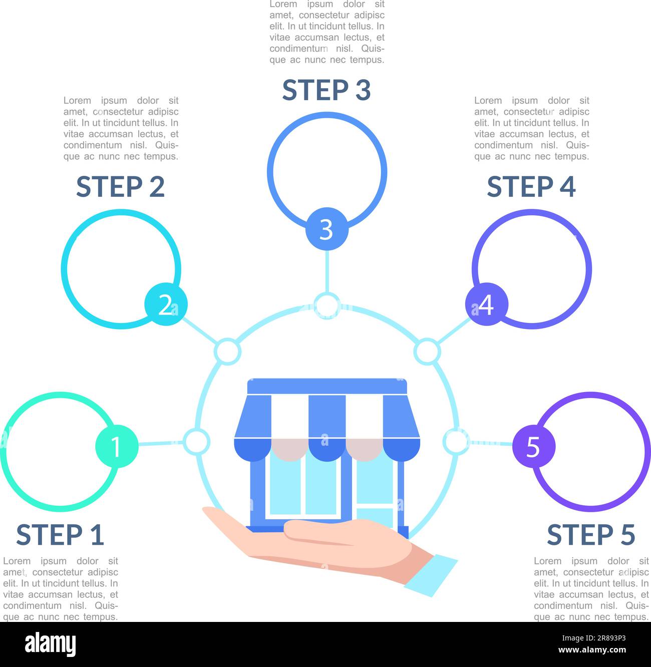 Coffeehouse business plan infographic chart design template Stock ...