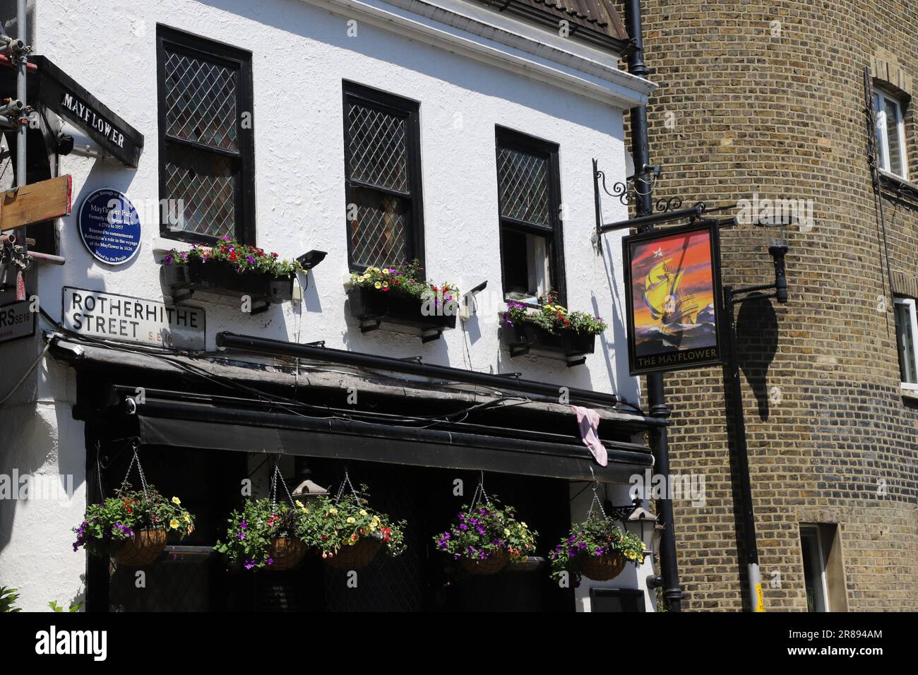 Exterior of Mayflower Pub Rotherhithe London UK  June 2023 Stock Photo