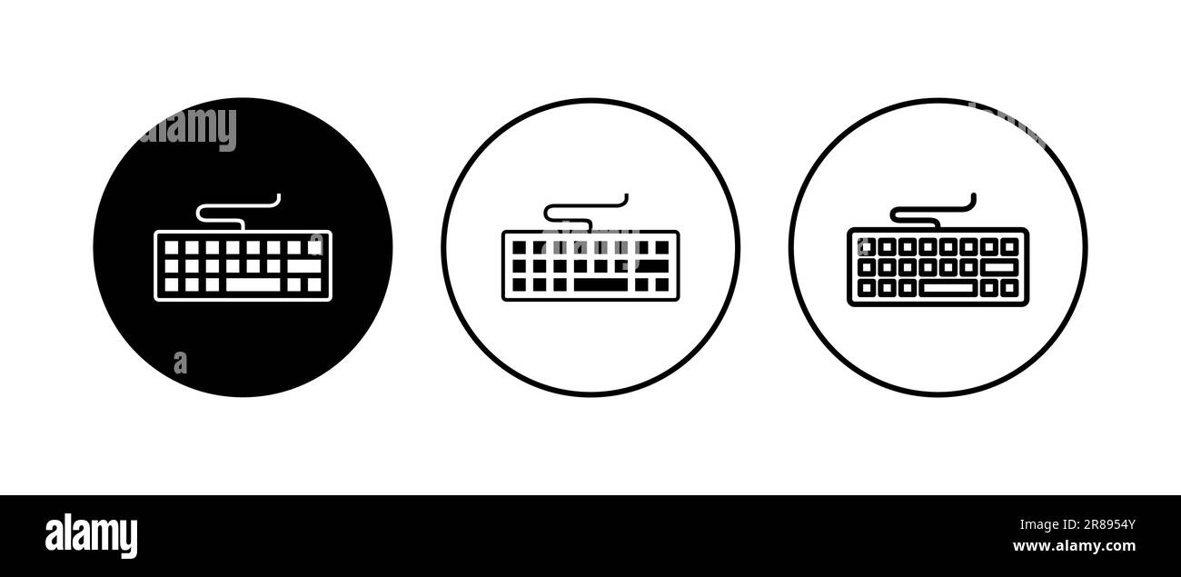 Keyboard icon set. keyboard vector symbol Stock Vector Image & Art - Alamy