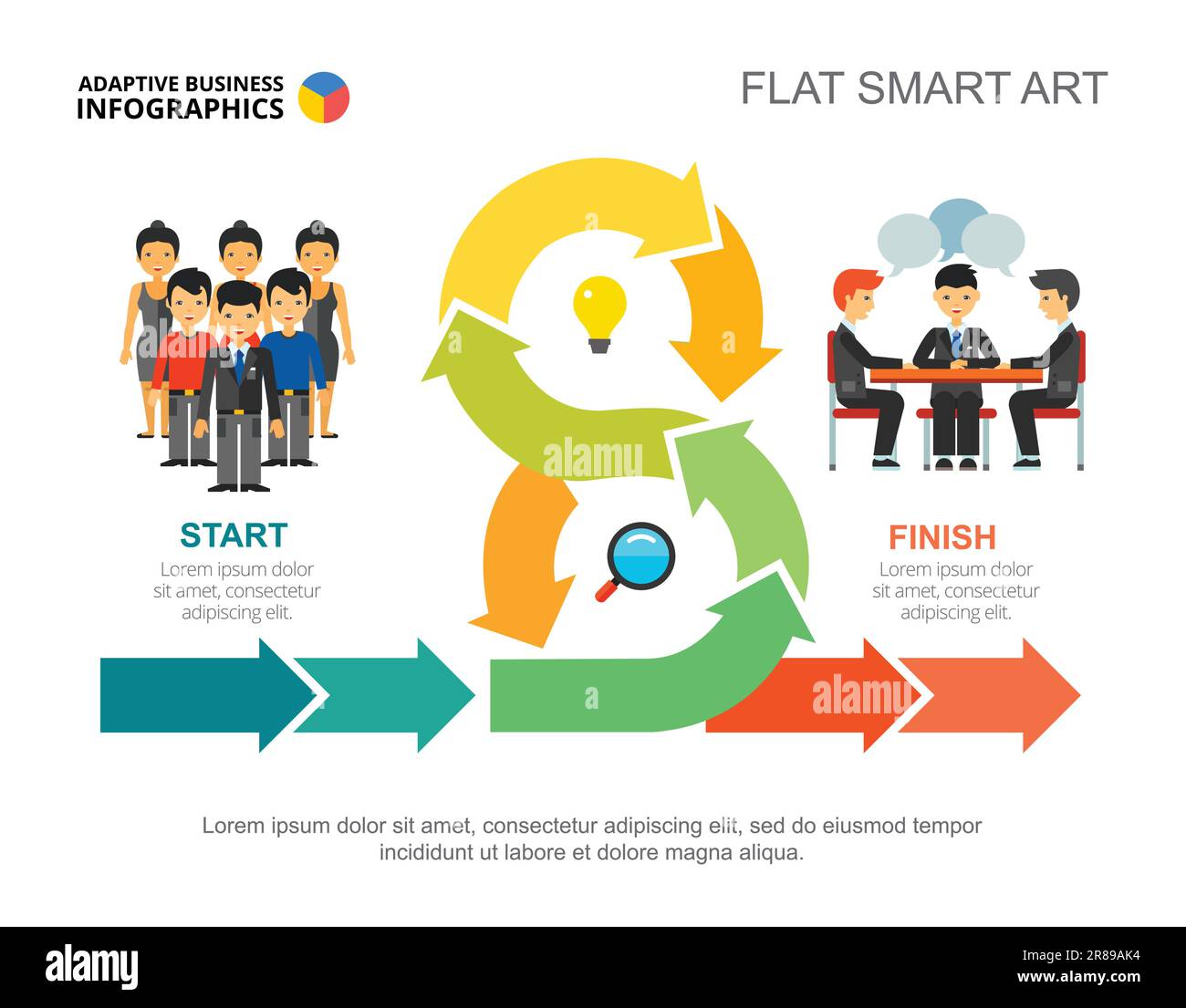 Strategy Concept Slide Template Stock Vector Image Art Alamy Strategy Concept Slide Template Stock Vector Image Art Alamy