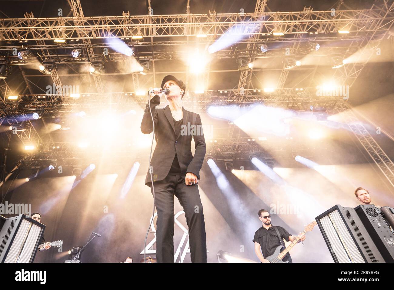 Copenhagen, Denmark. 14th, June 2023. The Finnish act VV performs a