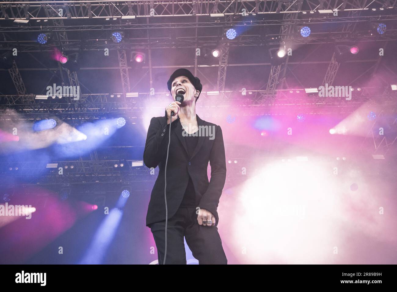Copenhagen, Denmark. 14th, June 2023. The Finnish act VV performs a