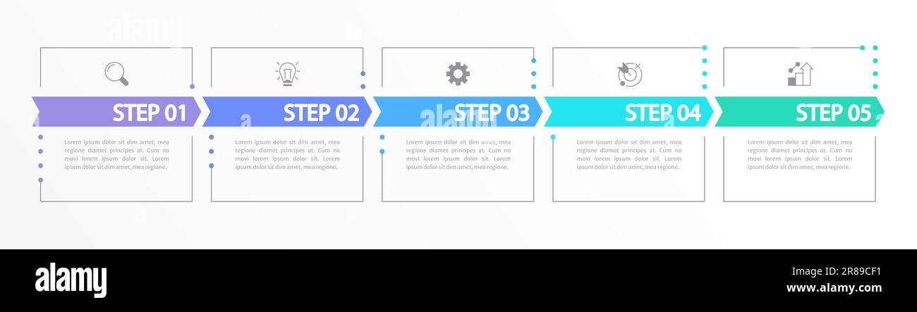 New product development infographic chart design template Stock Vector ...