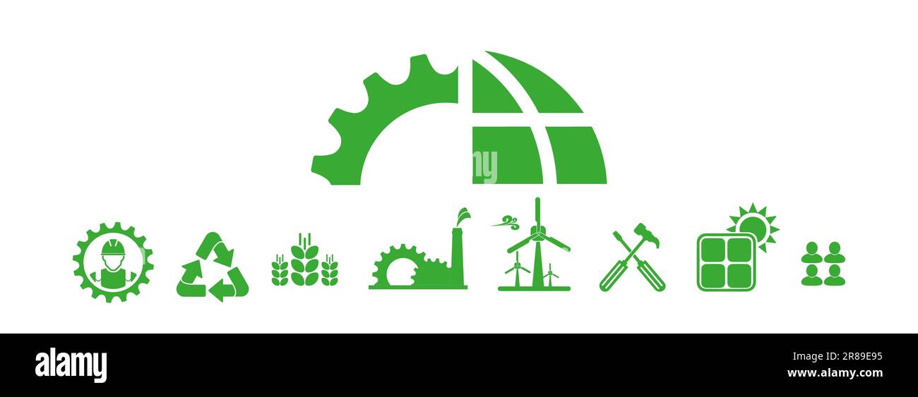 Circular economy infinite concept Cut Out Stock Images & Pictures - Alamy