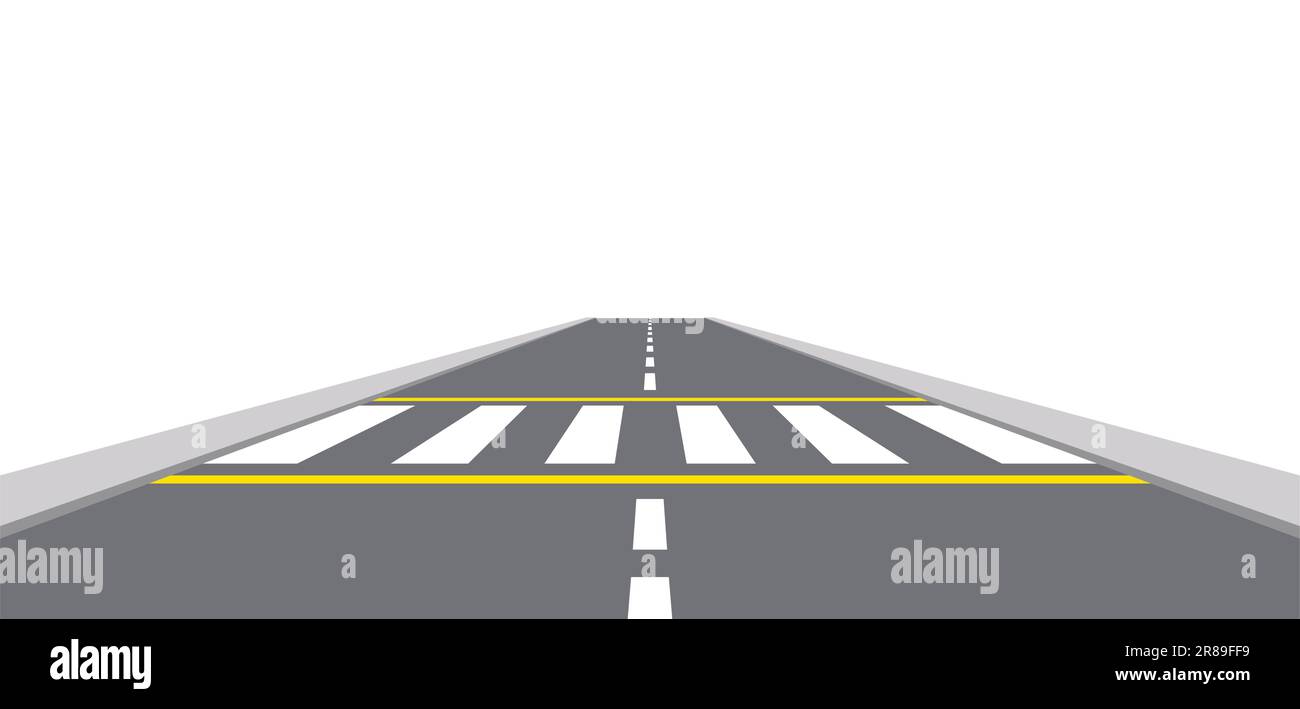 Illustration of zebra cross Stock Vector Image & Art - Alamy