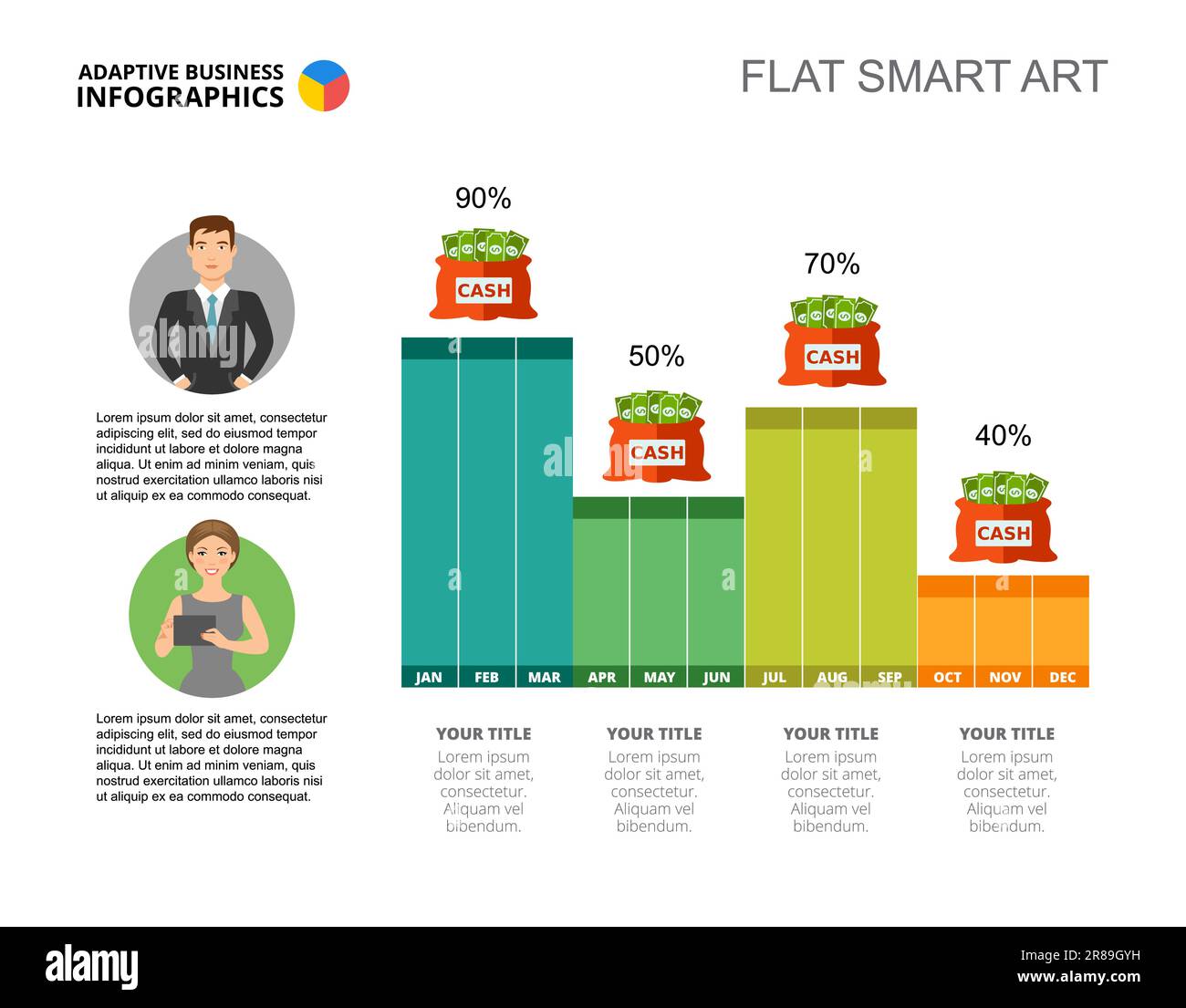 Profit growth business columns Stock Vector Images - Alamy