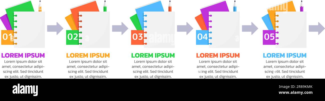 Note taking infographic chart design template Stock Vector Image & Art ...