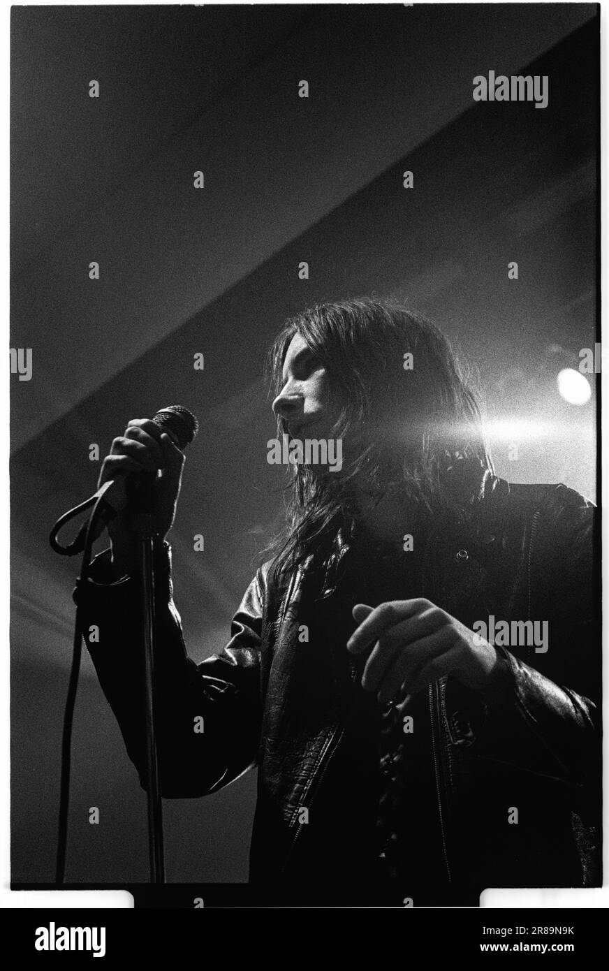 Bobby Gillespie Of Scottish Band Primal Scream Playing Live At The