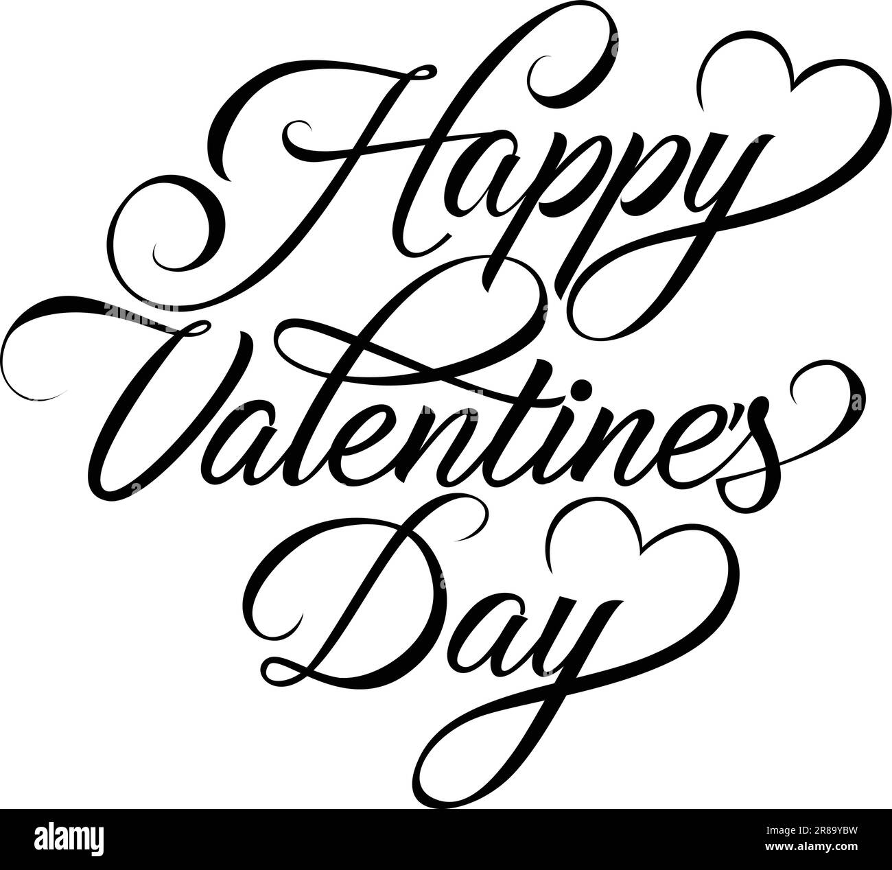 Festive banner valentines day Black and White Stock Photos & Images - Alamy