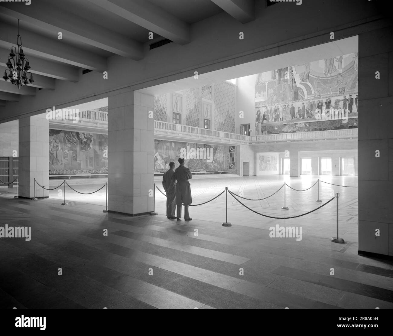 Current 141950 Norway's modern representation building. City Hall in