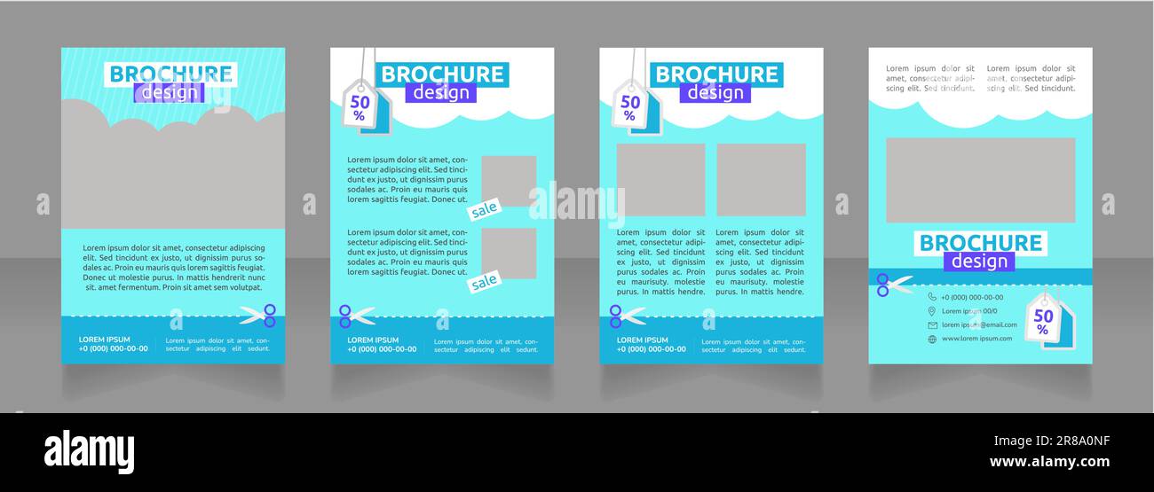 Hotel Discounts For Students Blank Brochure Design Stock Vector Image 