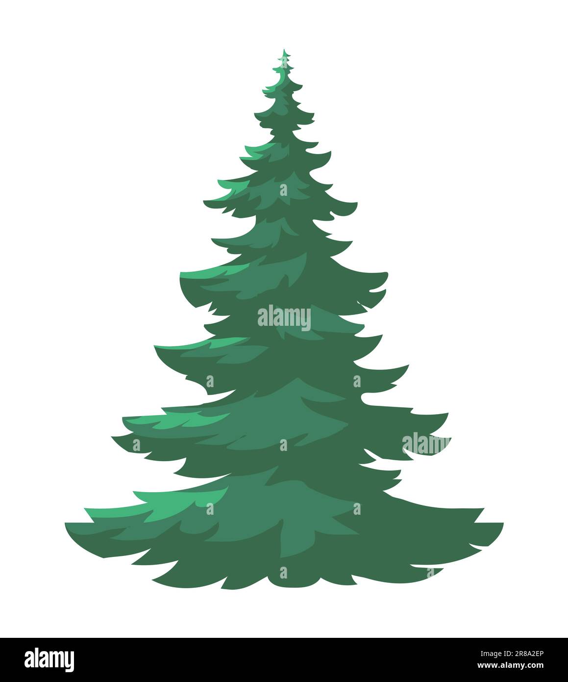 Christmas tree vector illustration Stock Vector Image & Art - Alamy