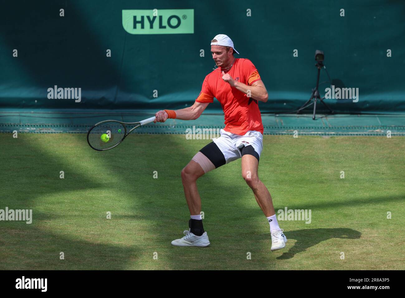 Halle, Germany. 20th June, 2023. Tennis ATP Tour Singles, Men, 1st Round, Wessels (Germany) - Hanfmann (Germany)