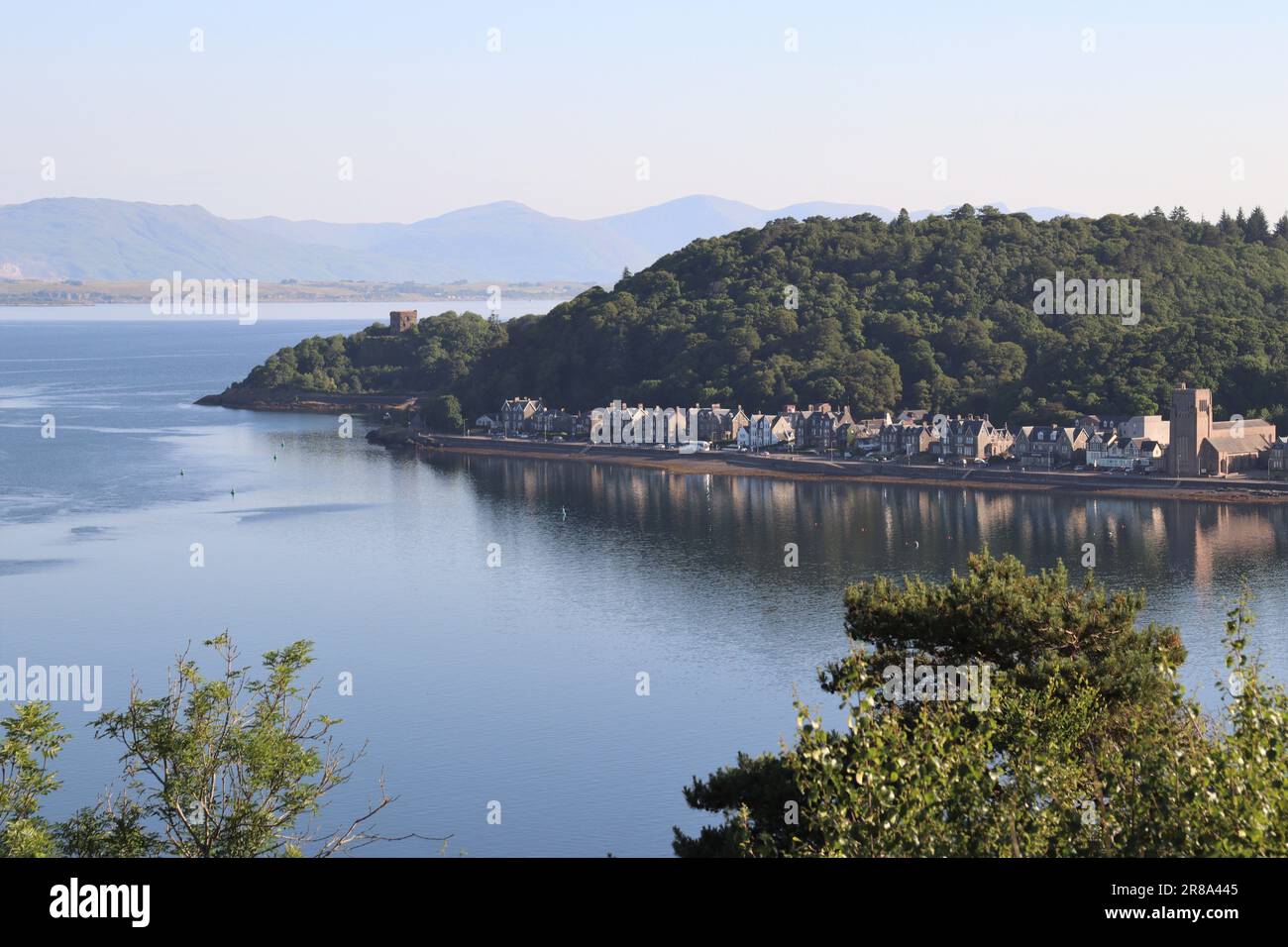 Oban Bay from Pulpit Hill Stock Photo Alamy