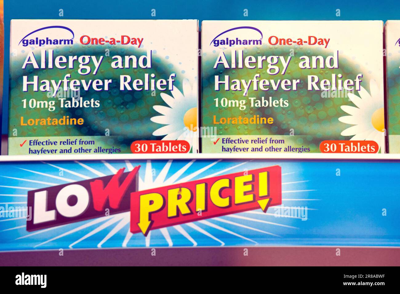 allergy and hat fever relief tablet's Stock Photo