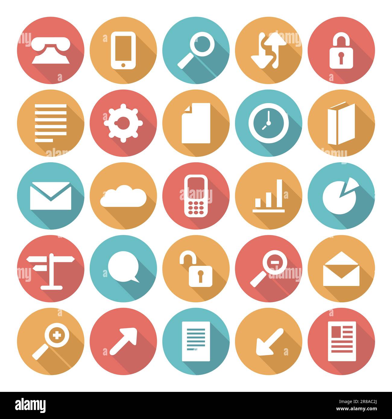 Colorful infographic diagram social media Stock Vector Images - Alamy