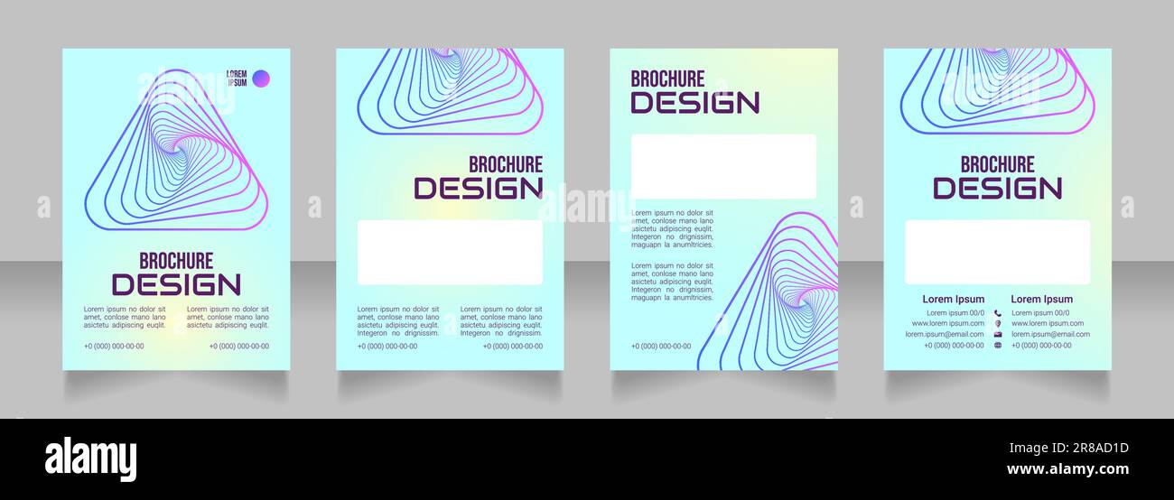 Process improvement blank brochure design Stock Vector Image & Art - Alamy