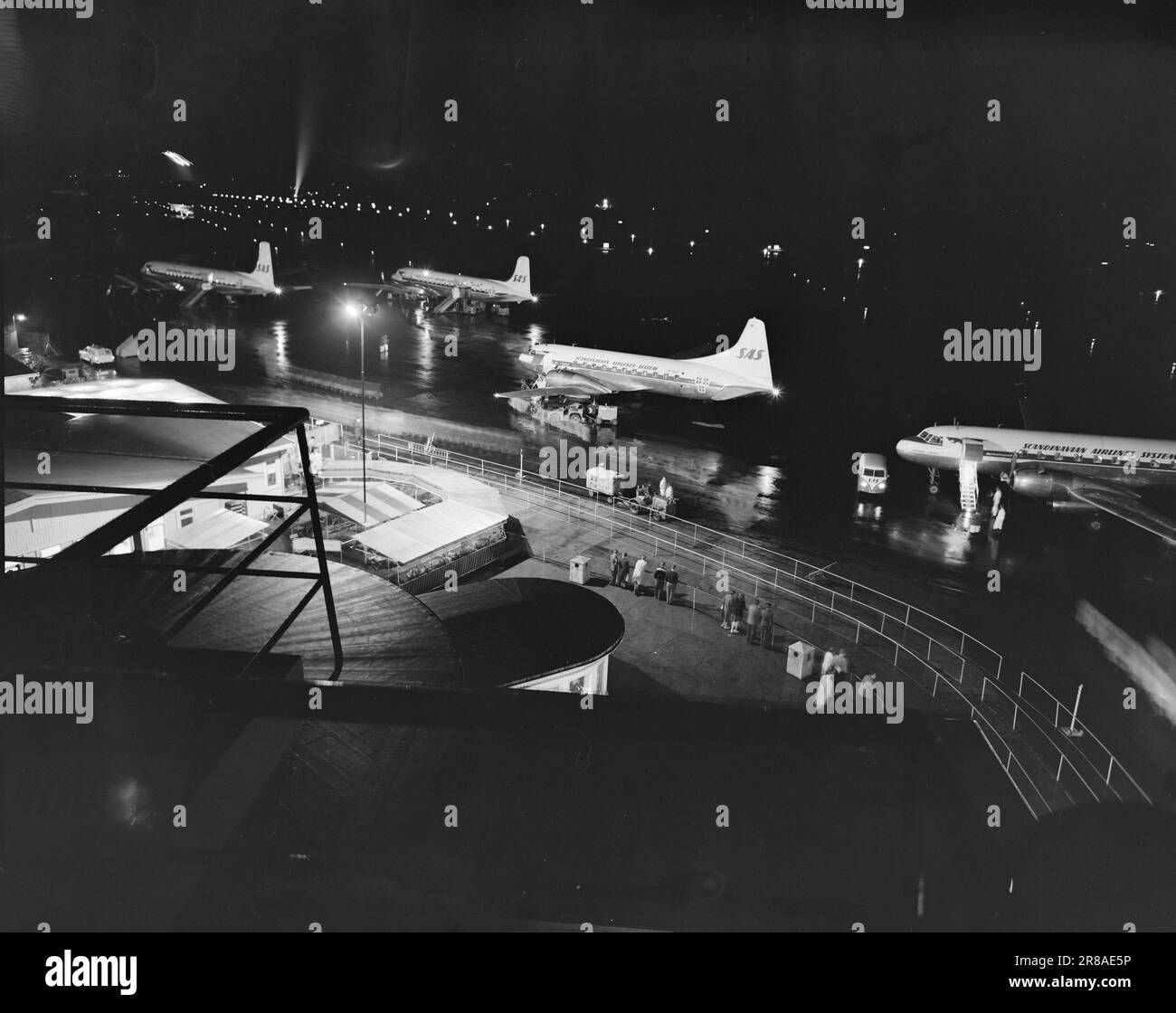 Trans atlantic airlines Black and White Stock Photos & Images - Alamy