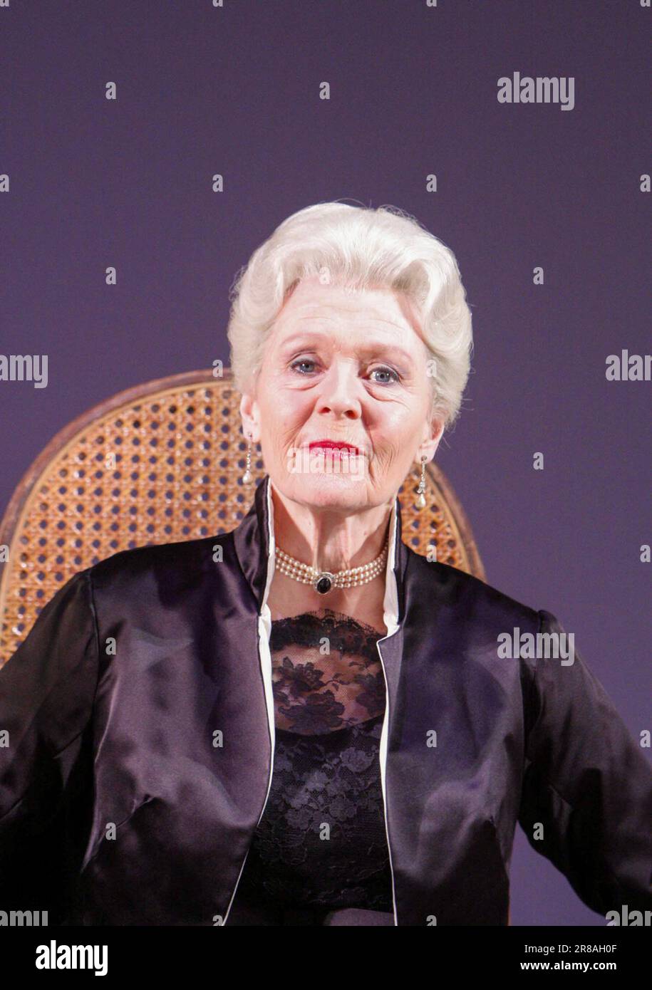 Angela Thorne (Madame Desmortes) in RING AROUND THE MOON by Jean Anouilh at  the Playhouse Theatre, London WC2 19/02/2008 adapted by Christopher Fry  design: Colin Richmond lighting: Mark Henderson director: Sean Mathias, image size:915x1390