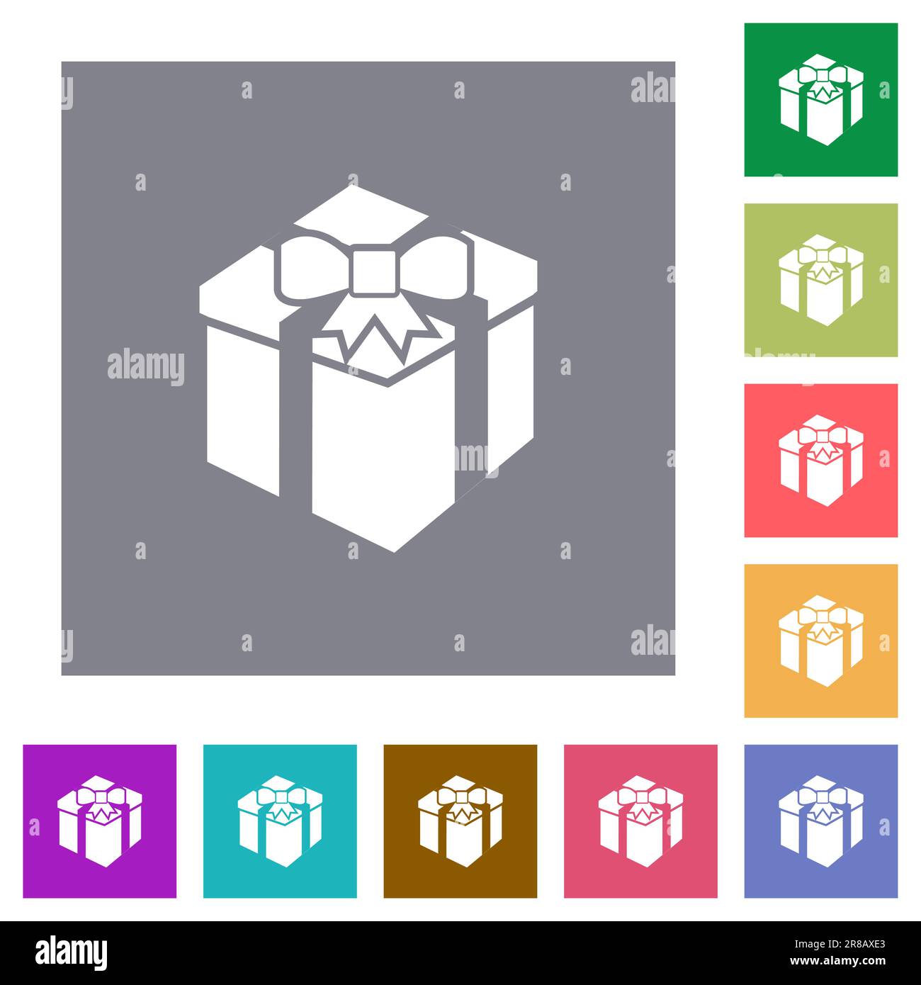 Elegant single gift box Stock Vector Images - Alamy