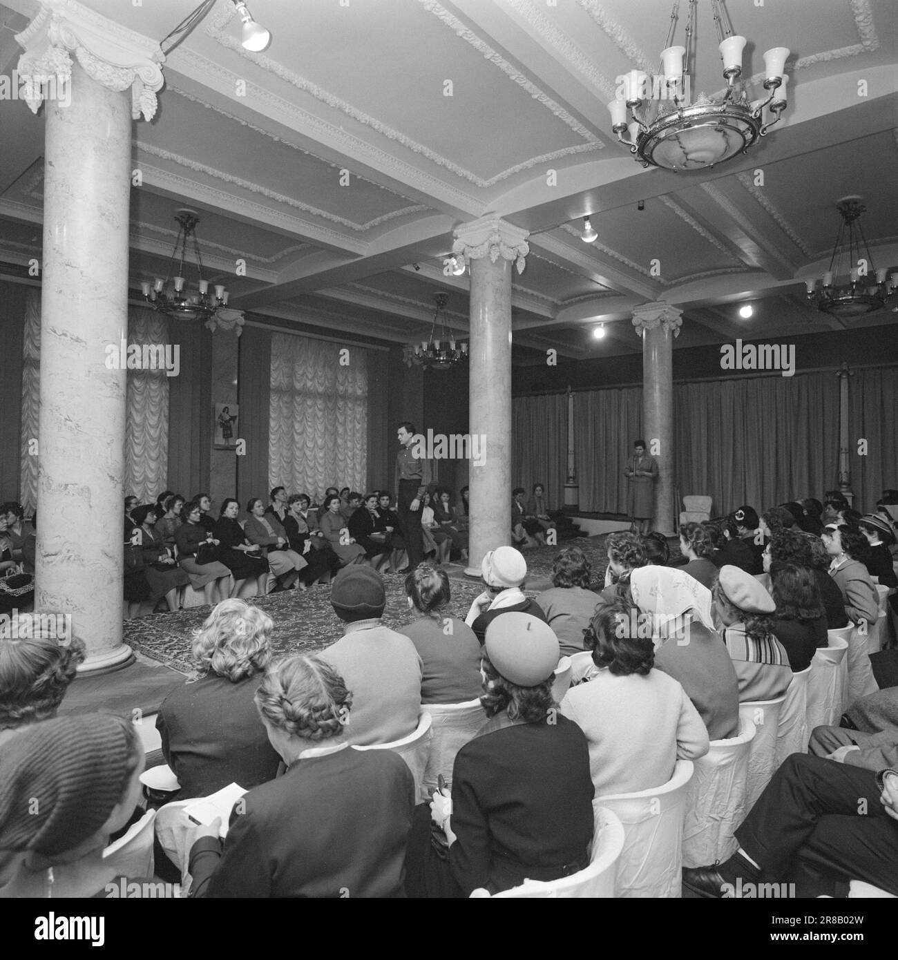 Current 20-5-1960: Western-inspired eastern fashion At a fashion show in  Moscow's Mauriske, department store Kusnetskij Most. It was clear that  Western influence had penetrated the Iron Curtain. Photo: Aage Storløkken /  Aktuell /