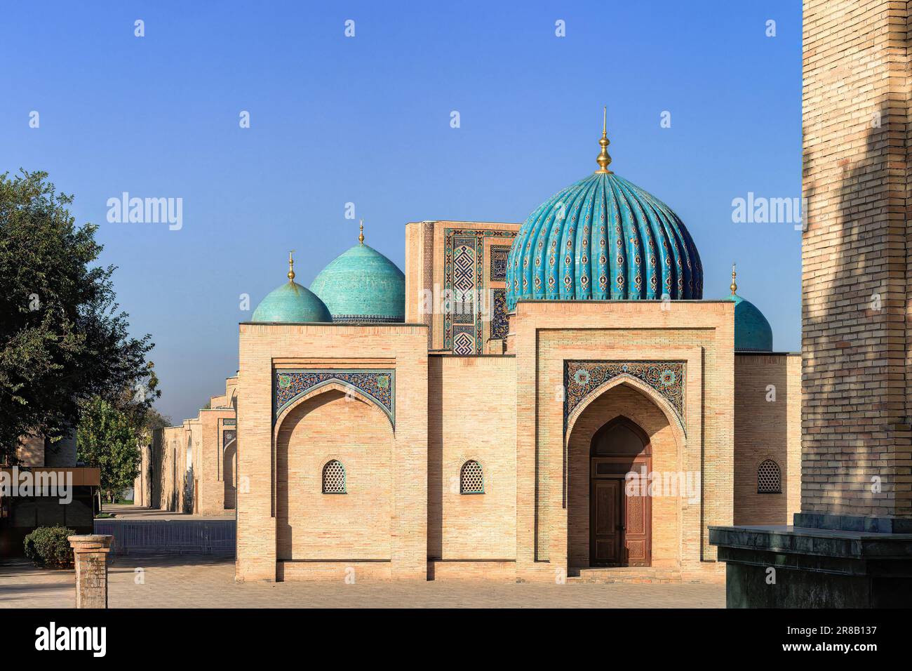 Tashkent, Uzbekistan. October 18, 2019: View to Abubakr Kaffal-Shashi